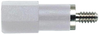 Banana Jack, 25A, Screw, White; Gender Pomona - 90B1036 - Newark, An Avnet Company