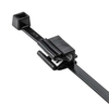 Cable Tie & Edge Clip, 8.0 Long, Ec5B, 1 3 Mm Panel, 50Lb, Pa66Uv/pa66Hirhsuv, Black, 100/pkg Rohs Compliant Hellermanntyton - 75Y4259 - Newark, An Avnet Company