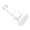 NYLATCH Panel Fastener Plunger, 7.9mm Diameter, Mini Grip Head Style, Nylon, White -- NY-5P-55-4-51