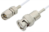 SMA Male to BNC Male Cable 12 Inch Length Using RG196 Coax - PE33523-12 - Pasternack