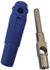 Banana Plug, 4Mm, 24A, Screw, Blue; Gender Multicomp - 80P3595 - Newark, An Avnet Company