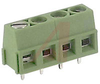 Terminal Block; 28 to 14 AWG; 4; Front;15 A; 300 V; 0.138 in.; 0.276 in. - 70078458 - Allied Electronics, Inc.
