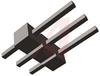 Header; Breakaway; 0.100 in.; PCB Mount; Single; 3; 0.025 in.; 0.12 in.; 3 A - 70042446 - Allied Electronics, Inc.