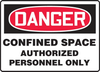 Confined Space Signs - 