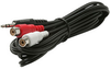 6ft 3.5mm Stereo Male to 2 RCA Female Y-Cable - 255-048 - SFCable.com