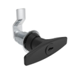 VISE ACTION® Compression Latch, Large Size, T-Handle, Zinc Alloy, Powder Coated, Black, 23 mm  Grip - E3-108-045 - Southco