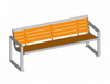 Strada Bench, Pagwood, Fixed - 5315099 - Erlau