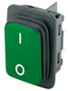 Rocker Switch, Dpst, 20A, 250V, Blk/grn; Illumination Marquardt - 48AC7497 - Newark, An Avnet Company