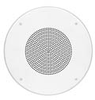 Grille-8in Speaker, Steel, Screw Mount, 12.875in Dia, White - WB-8 - Visual Sound, Inc.