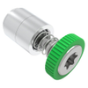 Captive Screw, 4-40 Thread, Press-in, TORX®, Knurled Green Knob - 52-15-53-4-014 - Southco