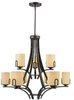 9363-9 GMT Large Chandeliers-Glass Shade - 376486 - Capital Lighting, Inc.