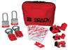 Personal Breaker Lockout Pouch w/ 2 Keyed-Alike Steel Padlocks - 105968 - Brady Corporation