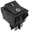 Rocker Switch, Dpst, 20A, 125Vac, Black; Switch Operation E-Switch - 15N9137 - Newark, An Avnet Company