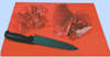 Red Cutting Board for Raw Meat - 60214 - U.S. Plastic Corporation