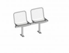 Seating System Arena, 2-seater, Fixed With Base Plate - 5316199 - Erlau