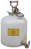 Justrite Red HDPE 5 gal Safety Can - 20 in Height - 12 in Overall Diameter - 697841-10299 -- 697841-10299