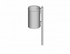 Vasura Litter Bins, Steel, Without Lid Or Ashtray - 5146699 - Erlau