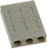 Thru Wire Connector, 3Pos, Crimp; Product Range Avx Interconnect - 42AC1869 - Newark, An Avnet Company