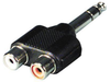 Y-Adapter -.25? Plug To Two Female Rca Jacks; Product Range Mcm - 99B2216 - Newark, An Avnet Company