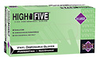 High Five Vinyl Gloves, Clear, Powder free, Large, 100/box -- GO-86233-47 - Image
