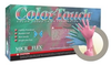 Microflex Colortouch CT-133 Pink, Green, Blue Small Latex Powdered Disposable Gloves - Medical Grade - Rough Finish - 9.6 in Length - 769799-01332 - 769799-01332 - R. S. Hughes Company, Inc.