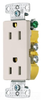 Duplex/Single Receptacle - RRD15LA - Hubbell Incorporated