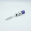 Thermocouple Feedthrough, Type E, 3 Pairs, Miniature Connectors, 1.18″ QF / KF Flange - A0782-3-QF - MPF Products, INC.