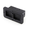 Amphenol Sine Systems ARC12-40PA, 40-Position ARC Receptacle Connector, Pin Contact, Size 16, Threaded Insert for Jackscrew, Keyed A, Flanged -- 39371