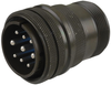 Circular Connector Plug, Size 24, 9 Position, Cable; Product Range Amphenol Industrial - 92F5565 - Newark, An Avnet Company