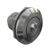 Fixed Grip Cam Latch, Mini, Universal, 6 mm Hex Recess, Sealed, Zinc Alloy, Chrome Plated, Bright - E5-M-182-UU1 - Southco