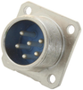 Circular Connector, Rcpt, 6Pos, Panel; Product Range Jaeger - 49AC8735 - Newark, An Avnet Company
