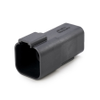 Amphenol Sine Systems AT04-6P-BLK 6-Way Connector Receptacle, DT04-6P-E004 Compatible, Black - 39880 - Waytek, Inc.