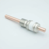 Power Feedthrough, 8000 Volts, 450Amps, 1 Pin, 0.50″ Copper Conductor, 1.12″ Dia Stainless Steel Weld Adapter - A8205-5-W - MPF Products, INC.