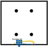 Leviton 2-Gang Blank Box Mounted Wallplate with Gasket - 83025-EXT - TelephoneStuff.com