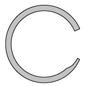 Spirolox&reg;, US - External, Single Turn Retaining Rings - US-0262 - Daemar Inc.