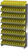Rack, 12 1-Sided Pick Rack, 96 Shelf Bins -- APRS110Y - Image