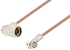N Male Right Angle to BNC Male Right Angle Cable 24 Inch Length Using RG400 Coax - PE3W00447-24 - Pasternack
