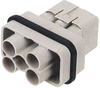 Heavy Duty Insert, Plug, 6+Pe, 10A Rohs Compliant Te Connectivity - 66AJ8655 - Newark, An Avnet Company