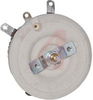 Rheostat, Wirewound;150W;4In.Dia.;5 Ohms;Open;1200Vrms;5.48A;0.875In.Dia. Shaft; - 70023784 - Allied Electronics, Inc.