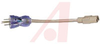 Power Cord; 10 A; Plug; SJT; 8 ft.; 125VAC; Black, White, Green; degC - 70133297 - Allied Electronics, Inc.