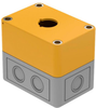 Enclosure, Yellow/grey, Plastic, Switch; For Use With Eao - 41T3362 - Newark, An Avnet Company
