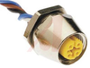 CORDSET; M12 EUROFAST; RECEPTACLE; FEMALE, FRONT MOUNT - 70034494 - Allied Electronics, Inc.