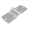 Surface Mount Hinge, 150 mm size, with Mounting Holes, Stainless Steel, Electro polished - N6-DHIM-7575-SS - Southco