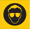 Brady B-555 Aluminum Rectangle Yellow Personal Protection Equipment (PPE) Sign - 10 in Width x 7 in Height - 42743 - 754476-42743 - R. S. Hughes Company, Inc.