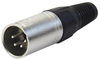 Xlr Connector, Plug, 4Pos, Cable; No. Of Contacts Multicomp Pro - 18AC0110 - Newark, An Avnet Company