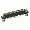 16+3 Pos. Female Signal+Coax Vertical Throughboard Conn. Guide Pin -- M80-4T11605F3-03-301-00-000