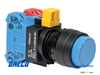 IDEC Pushbutton Non-Illuminated - HW1B-A2F10-B - Galco Industrial Electronics
