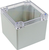 Small Enclosure, Polycarbonate, Grey/clr; Enclosure Type Hammond - 98AC7205 - Newark, An Avnet Company