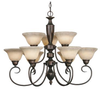 1399 RBZ Mid. Chandeliers-Glass Up - 376756 - Capital Lighting, Inc.