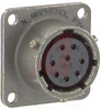 connector,metal circ,class e,box mount recept,size 12,8 #20 solder socket cont - 70143408 - Allied Electronics, Inc.